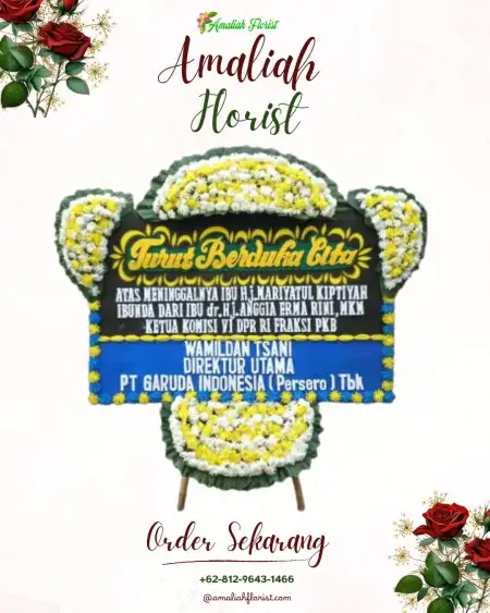 Papan Bunga Duka Rangkapan Jaya